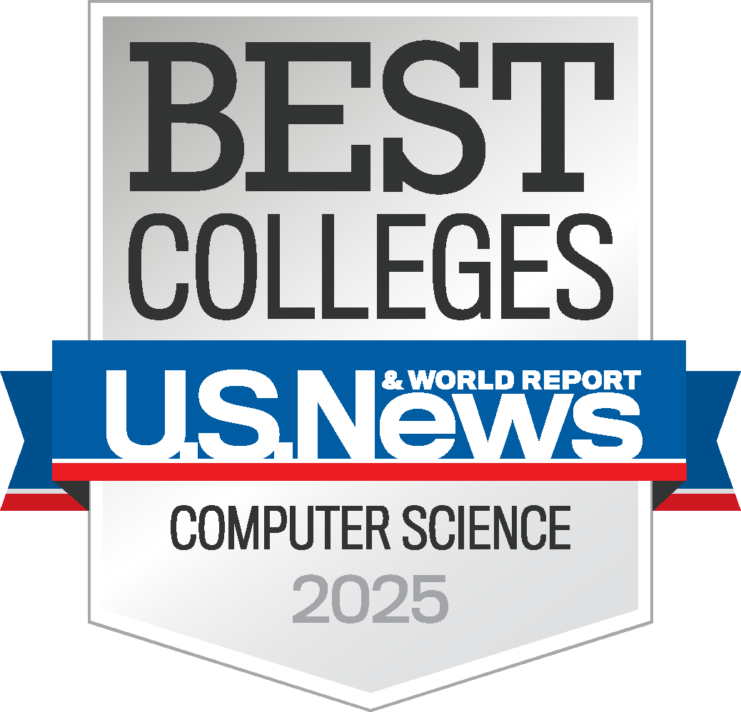 Ranked a Best College for Computer Science in U.S. News and World Report 2025 badge