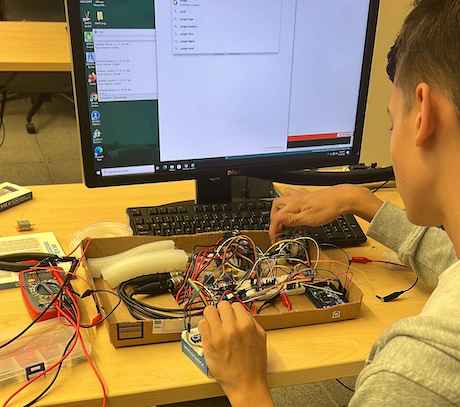 student testing renewable battery