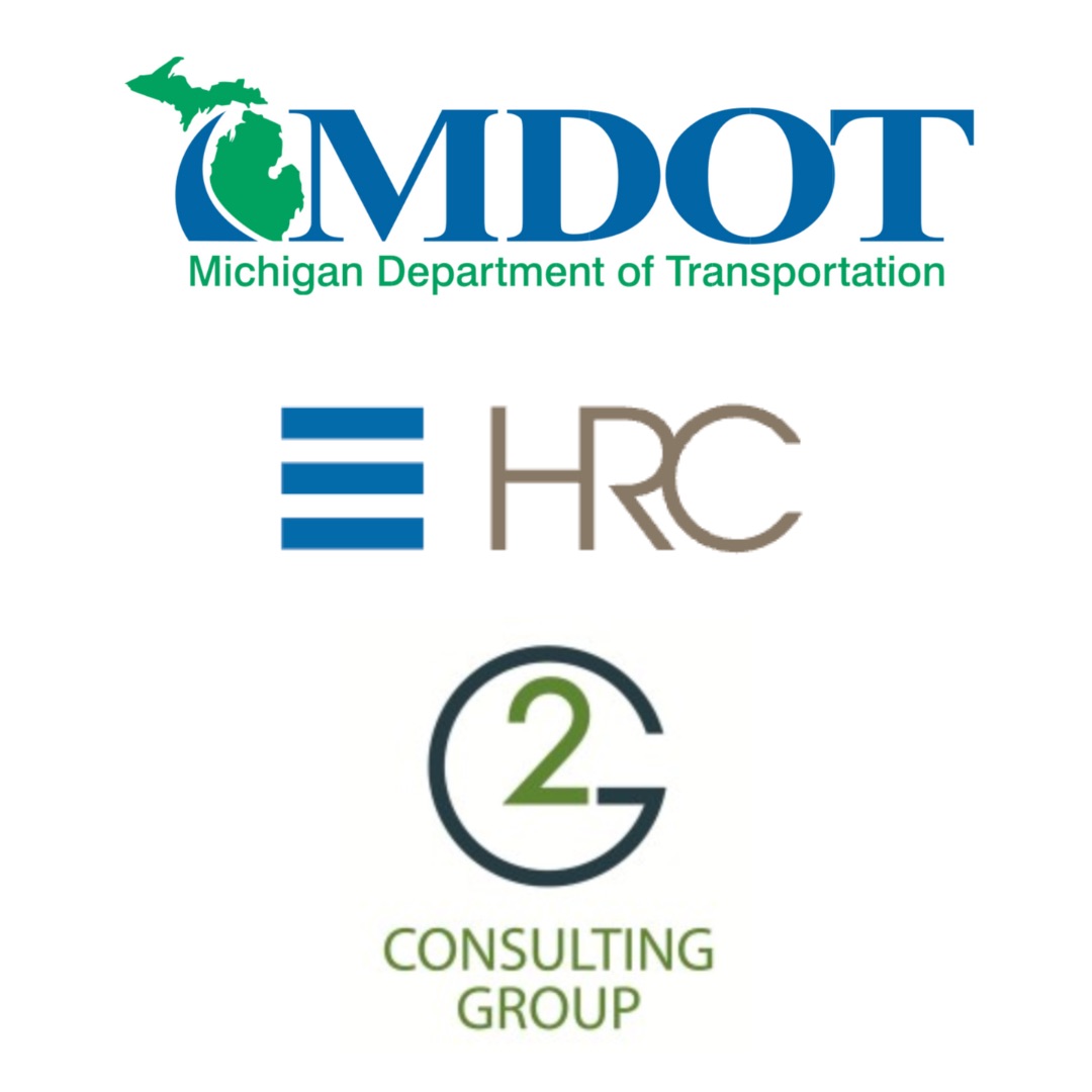 MDOT, HRC, G2 logos